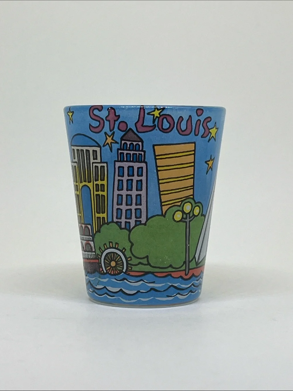 Blue St. Louis Souvenir Shot Glass